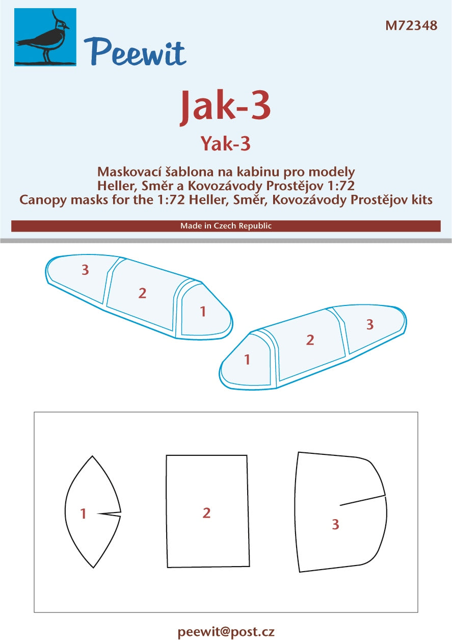 Peewit PEE72348 1:72 Yakovlev Yak-3