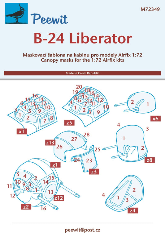 Peewit PEE72349 1:72 Consolidated B-24H Liberator