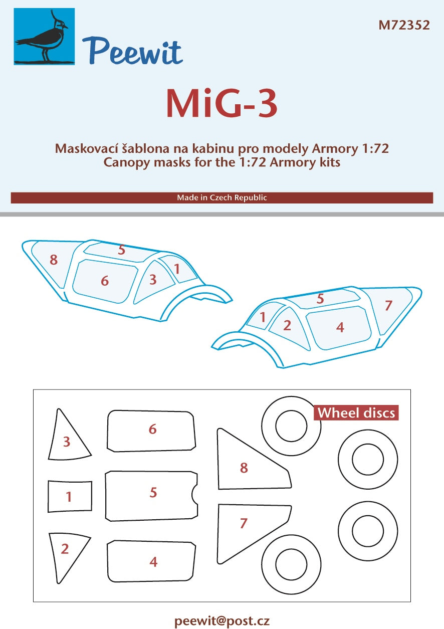 Peewit PEE72352 1:72 Mikoyan MiG-3
