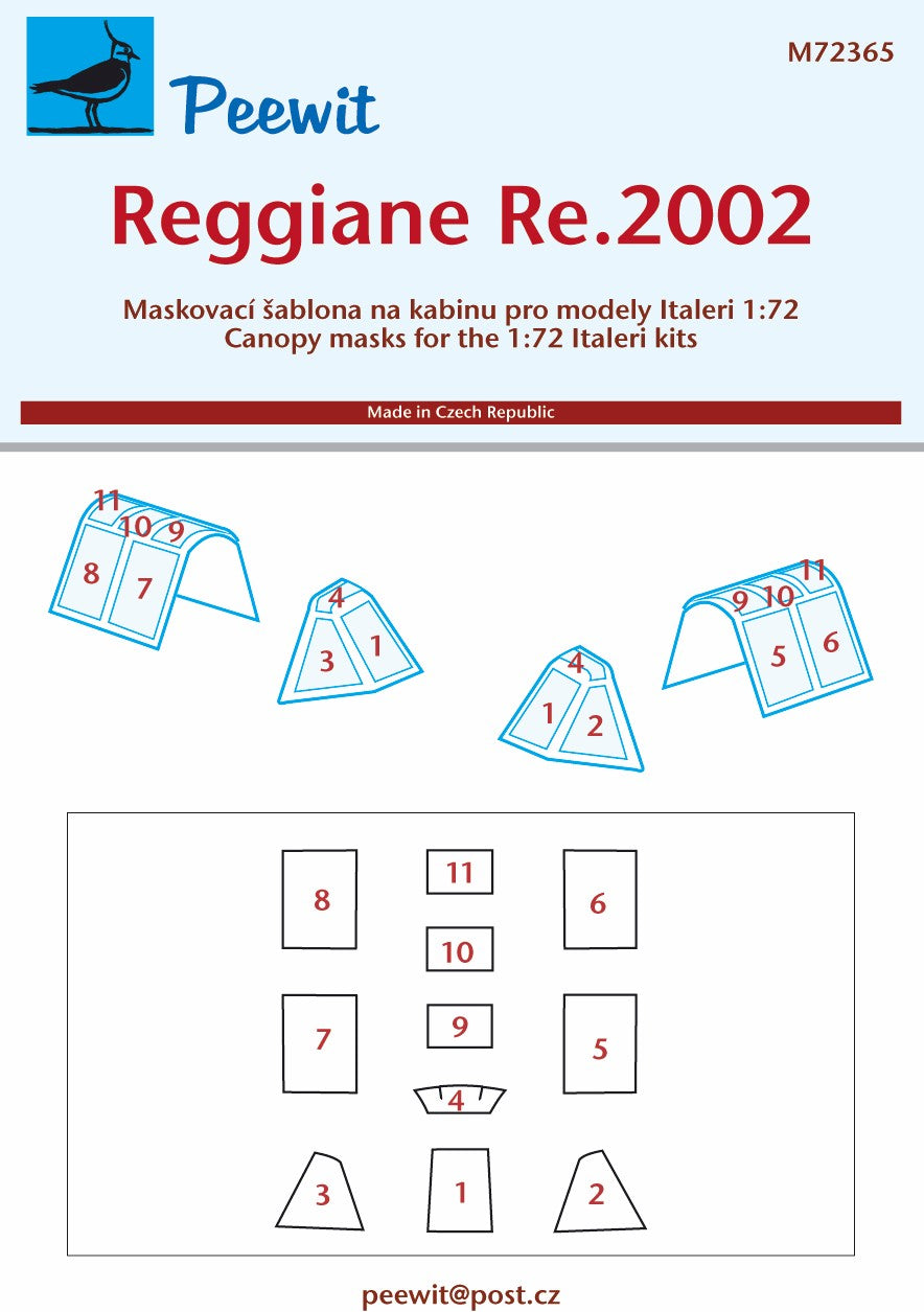 Peewit PEE72365 1:72 Reggiane Re.2002