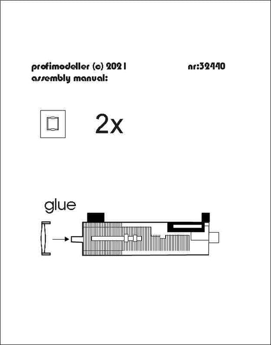 Profimodeller PF32440P 1:32 .50 Cal Hangrip only