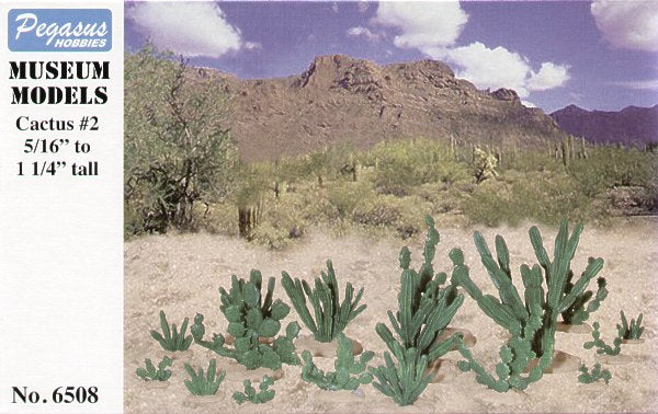 Pegasus Hobbies (P) PH6508 1:72 Small Cactus 8mm-32mm