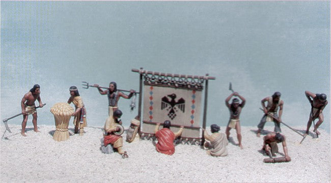 Pegasus Hobbies PH7004 1:48 California Mission Indians (11 Figs)