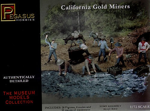 Pegasus Hobbies (P) PH7050 1:72 California Gold Miners