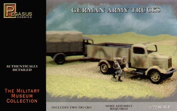 Pegasus Hobbies (P) PH7610 1:72 WWII German Army Truck x 2