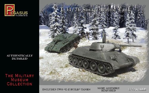 Pegasus Hobbies (P) PH7661 1:72 Soviet T-34/76