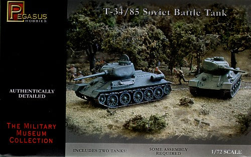 Pegasus Hobbies (P) PH7662 1:72 Soviet T-34/85