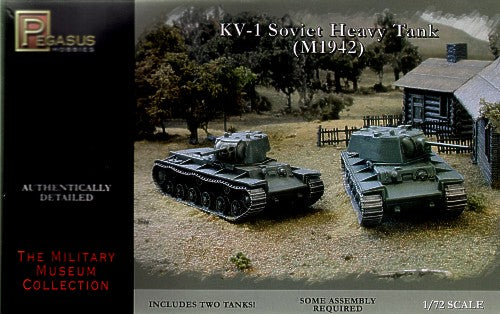 Pegasus Hobbies (P) PH7666 1:72 Soviet KV-1 Late with Welded or Cast Turrets