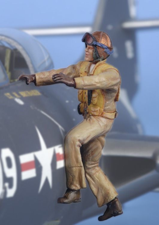PJ Productions PJ321105 1:32 USN Pilot Korean War (1 Figure)