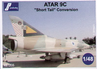 PJ Productions PJ481205 1:48 Short Tail conversion for Israeli Dassault_Mirage