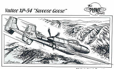 Planet Models PLA07272 1:72 Vultee XP-54 'Swoose Goose'