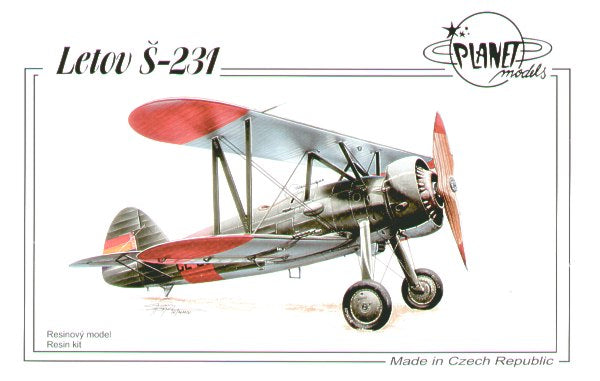 Planet Models PLA10048 1:48 Letov S.231 Spanish/Czech Resin Kit