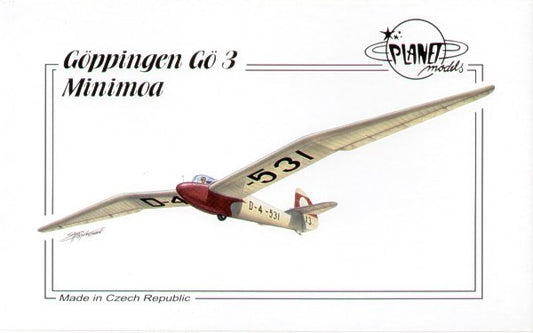 Planet Models PLA13848 1:48 Goppingen Go-3 'Minimoa' glider