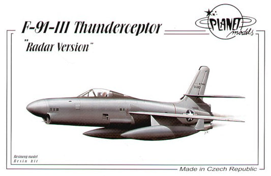 Planet Models PLA14372 1:72 Republic XF-91 III Thunderceptor with radar