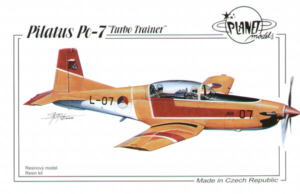 Planet Models PLA19572 1:72 Pilatus PC-7 Full resin kit of a trainer aircraft
