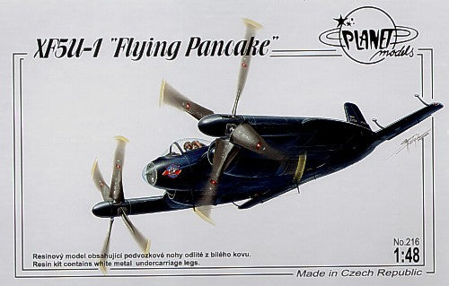 Planet Models PLA21648 1:48 Vought XF5U-1 Flying Pancake