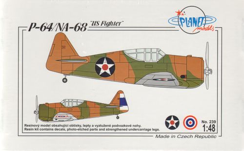 Planet Models PLA23948 1:48 P-64 / NA-68a-s US Fighter'USA, Siam