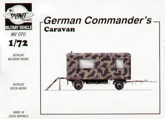 Planet Models PLAMV070 1:72 German Commander's Caravan