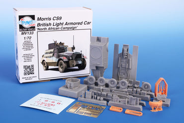 Planet Models PLAMV133 1:72 Morris CS9 Light Armoured Car Africa