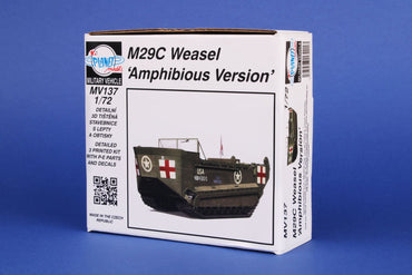 Planet Models PLAMV137 1:72 M29C Weasel Amphibious 3D Print Kit