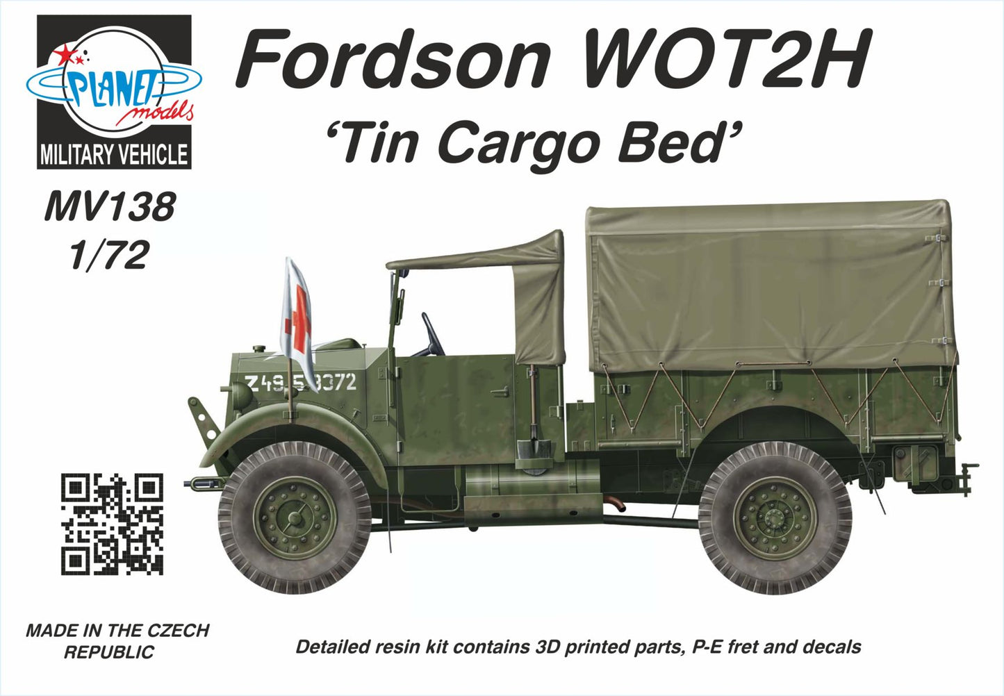 Planet Models PLAMV138 1:72 Fordson WOT2H