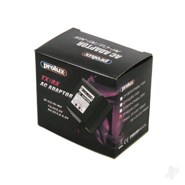 Prolux 4.8V - 9.6V AC Adaptor UK Charger Tx/Rx (Futaba) 1381UK