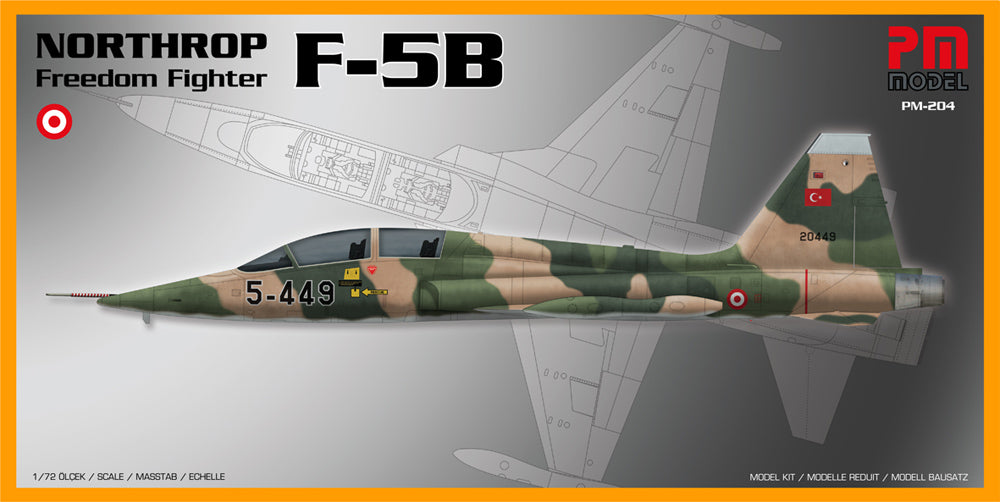 PM Model PM204 1:72 Re-issue! Northrop F-5B