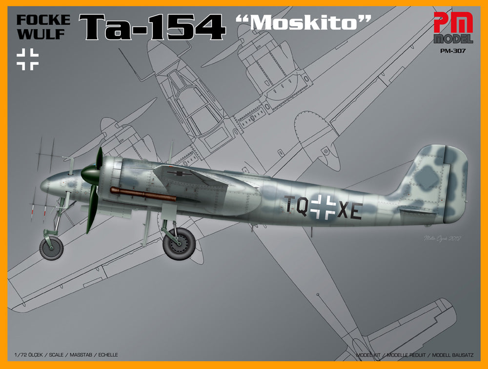 PM Model PM307 1:72 Focke-Wulf Ta-154 Moskito
