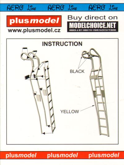 Plus Model PMAL4039 1:48 Ladder for Republic F-105B/F-105D