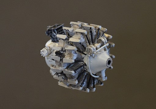 Plus Model PMAL7013 1:72 Wright R3350 engine Kit contains 41 resin parts