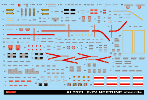 Plus Model PMAL7021 1:72 Lockheed P2V-7 Neptune stencilling