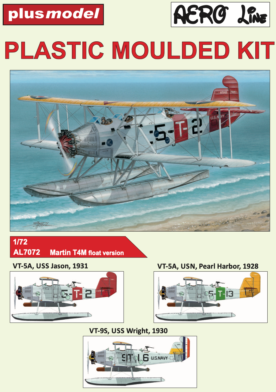 Plus Model PMAL7072 1:72 Martin T4M torpedo bomber float plane