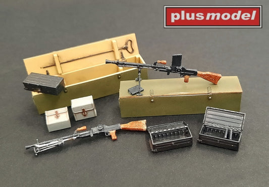 Plus Model PMDP3035 1:35 The set includes two fully equipped machine guns