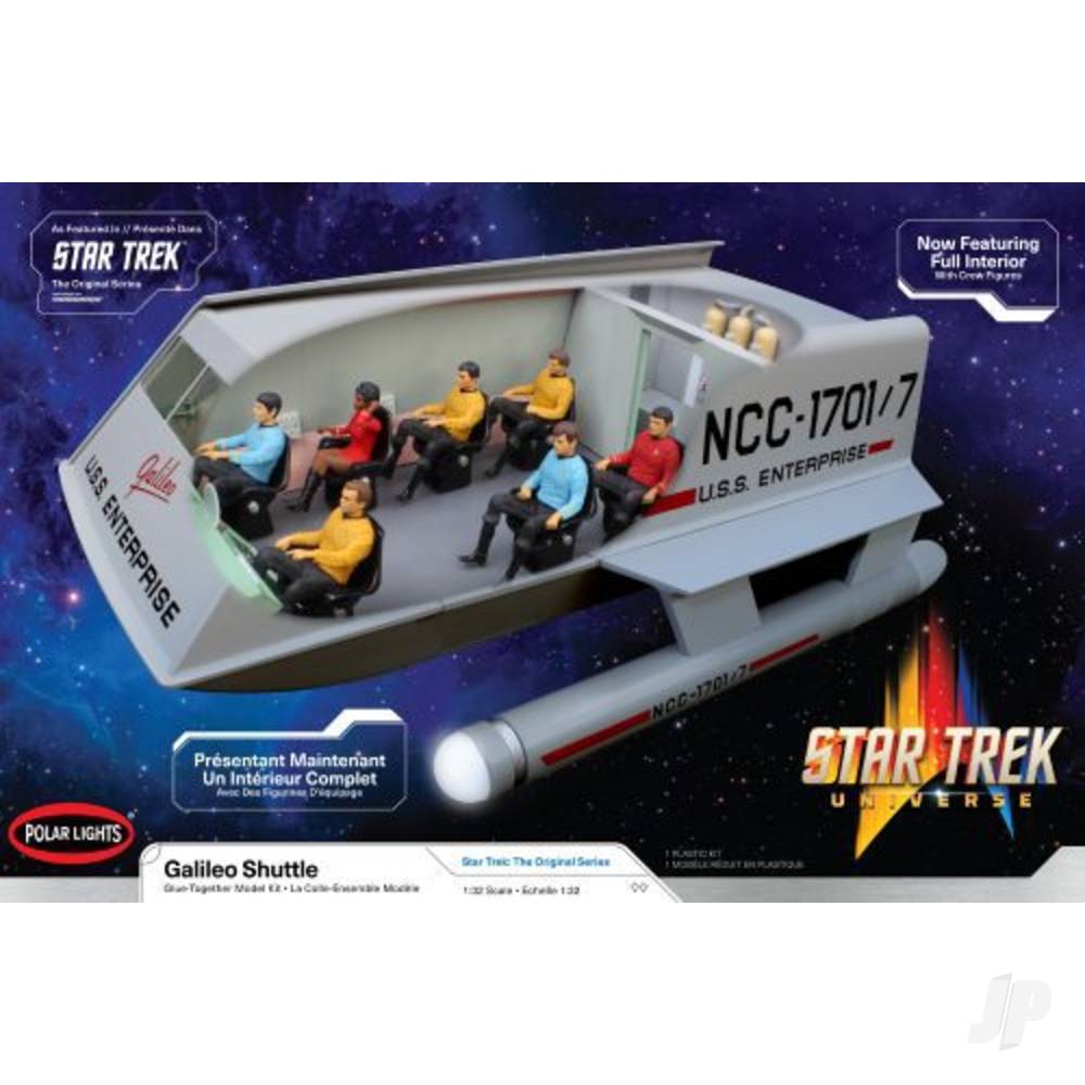 Polar Lights Galileo Shuttle w/Interior 2T 995M Model Kit
