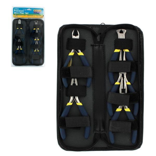 Shesto PPL6000 5 Piece Precision Mini Plier Set in case