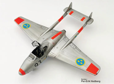 Pilot Replicas PR48A006 1:48 J28 Vampire FB50 Swedish Air Force