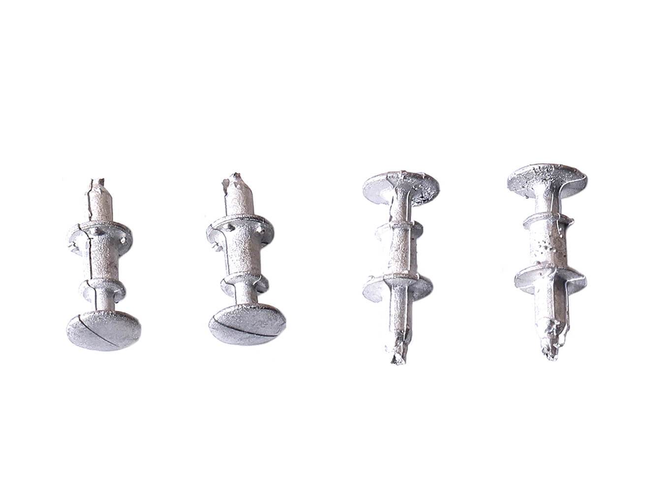 Parkside PS54 Buffers NBR (White Metal) O Gauge