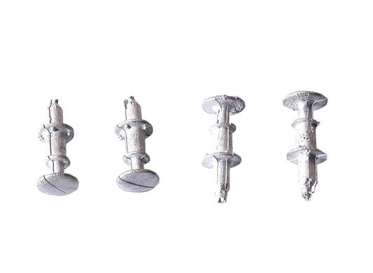 Parkside PS54 Buffers NBR (White Metal) O Gauge