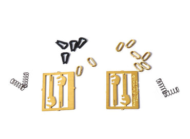 Parkside PS82 3 Link Instanter Couplings, Hooks, Springs O Gauge