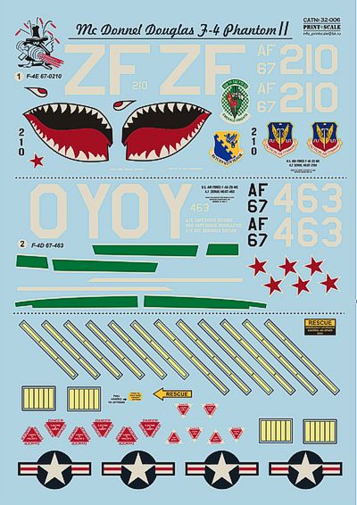 Print Scale PSL32006 1:32 McDonnell F-4 Phantom II in Vietnam part 2 1