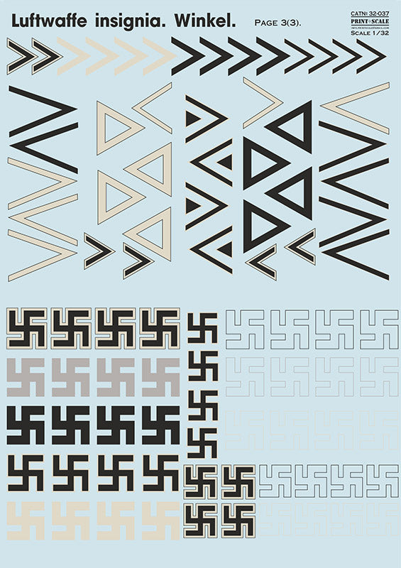 Print Scale PSL32037 1:32 Luftwaffe Insignia