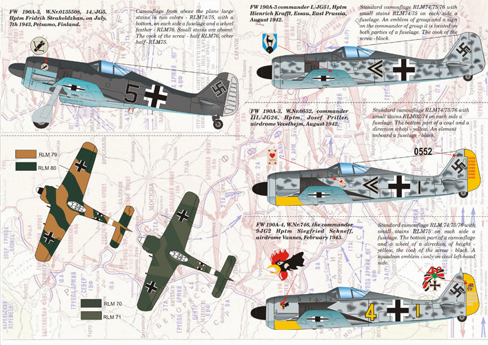 Print Scale PSL48015 1:48 Focke-Wulf Fw-190-2/-9
