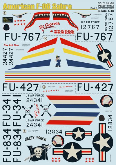 Print Scale PSL48065 1:48 North-American F-86E Sabre Part 2