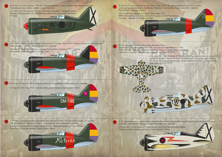 Print Scale PSL48067 1:48 Polikarpov I-16