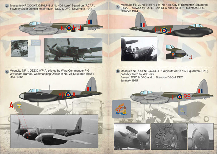 Print Scale PSL48085 1:48 de Havilland Mosquito Part-1