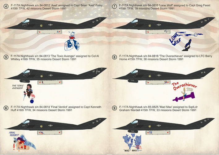Print Scale PSL48111 1:48 Lockheed F-117A Nighthawk part-1