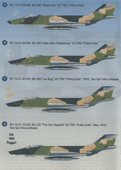 Print Scale PSL72042 1:72 McDonnell RF-101C Voodoo