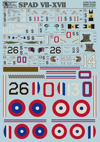 Print Scale PSL72046 1:72 Spads 1