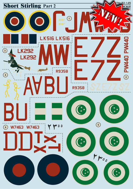 Print Scale PSL72145 1:72 Short Stirling Part 2 1