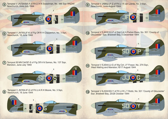 Print Scale PSL72273 1:72 Hawker Tempest Mk.V